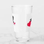 Pferd – Horse neon-pink Glas (Links)