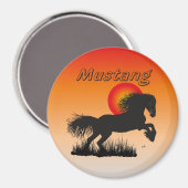 Pferd - Mustang Magnet (Voorkant / Achterkant)