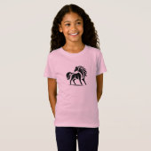 Pferdchen Illustration T-shirt (Voorkant volledig)
