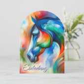 Pferdchen  kaart (Staand voorkant)