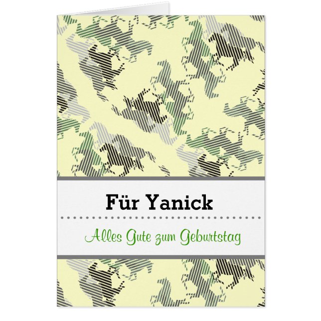 Pferde Geburtstagskarte (Voorkant)