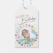 Pferde Geschenkanhänger für Pferdemädchen Cadeaulabel (Voorkant)