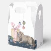 Pferde- Geschenkbox- Weihnachtsmotiv mit Pferd Bedankdoosjes (Geopend)