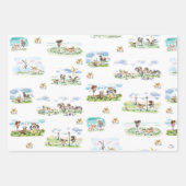 Pferde Geschenkpapier für Pferdemädchen Inpakpapier Vel (Voorkant 2)