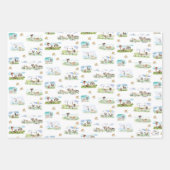 Pferde Geschenkpapier für Pferdemädchen Inpakpapier Vel (Voorkant)