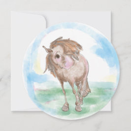 Pferde Karte für Pferde-und Ponyliebhaber Feestdagenkaart