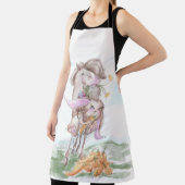 Pferde Kochschürtze Osterbild Pferd und Hase Schort (Insitu)