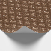 Pferde mit floralen Elementen Cadeaupapier (Hoek)