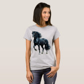 Pferde Motiv T-Shirt (Voorkant volledig)