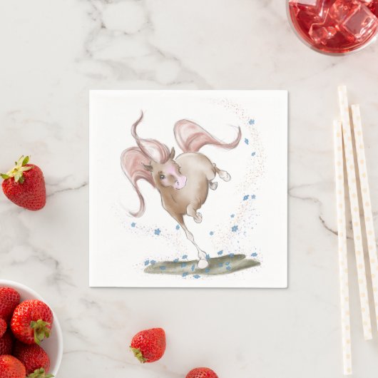 Pferde-Partyservietten für Kindergeburtstag Servet (Insitu)