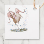 Pferdegeschenkanhänger, Kindergeburtstag, Pferd, Bedankjes Labels (Achterkant)