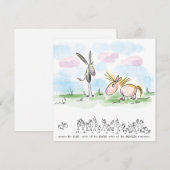 Pferdekarte – Grusskarte für Pferdeliebhaber Feestdagenkaart (Voorkant / Achterkant)