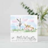 Pferdekarte – Grusskarte für Pferdeliebhaber Feestdagenkaart (Staand voorkant)