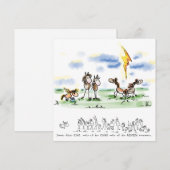 Pferdekarte – Grusskarte für Pferdeliebhaber Feestdagenkaart (Voorkant / Achterkant)