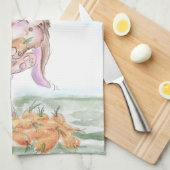 Pferdeliebhaber Geschenk für Ostern Theedoek (Quarter Fold)