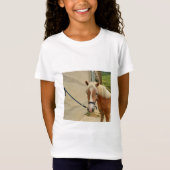 Pferdeportrai - Girls' Fine Jersey T-Shirt (Voorkant)