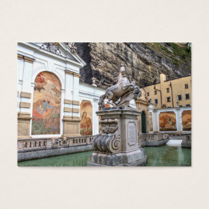 Pferdeschwemme Salzburg Oostenrijk Visitekaartje