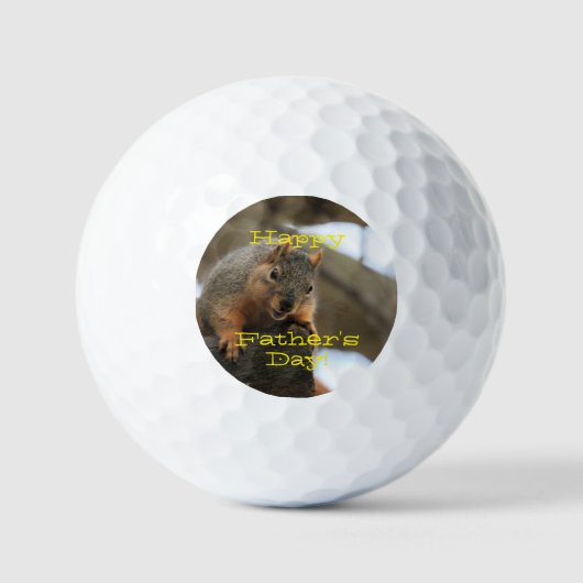 Pfft Happy Vaderdag Golfballen (Voorkant)