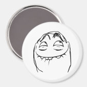 PFFTCH Laughing Rage Face Comic Meme Magneet (Voorkant / Achterkant)