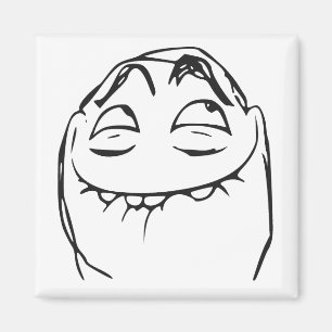PFFTCH Laughing Rage Face Comic Meme Magneet