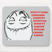 PFFTCH Laughing Rage Face Comic Meme Muismat (Voorkant)