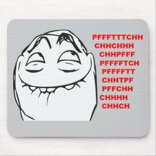 PFFTCH Laughing Rage Face Comic Meme Muismat