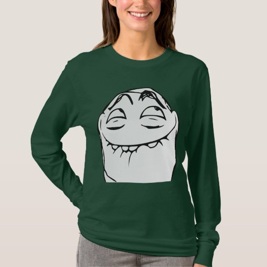 PFFTCH Laughing Rage Face Comic Meme T-shirt (Voorkant)