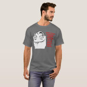 PFFTCH Laughing Rage Face Comic Meme T-shirt (Voorkant volledig)