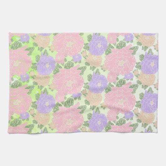 pfingstroen geschirrtuch theedoek (Horizontaal)