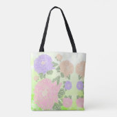 Pfingstrosen Tasche Tote Bag (Achterkant)