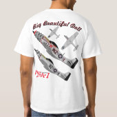PFive1 P-51 "Big Beauful Doll 78th" T-shirt (Achterkant)