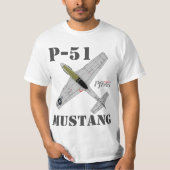 PFive1 P-51 Mustang T-shirt (Voorkant)
