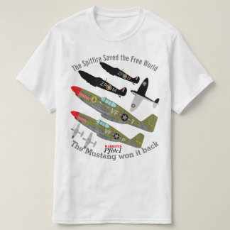 Pfive1 Spitfire P-51 winnaar T-shirt