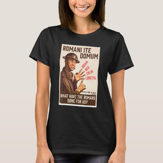 PFJ Volksfront van de Graalrevolutie van Judea T-shirt (Voorkant)