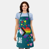 PFLAG All-Over Print Schort voor donkere achtergro (Gedragen)