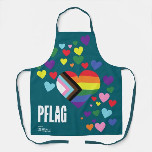 PFLAG All-Over Print Schort voor donkere achtergro (Voorkant)