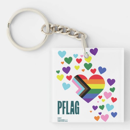 PFLAG Pride Acrylsleutelhanger Sleutelhanger (voorkant)