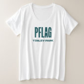 PFLAG Tinley Park Plus Size Women's Shirt (Design voorkant)