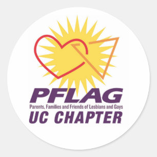 PFLAG UC-Sticker Ronde Sticker