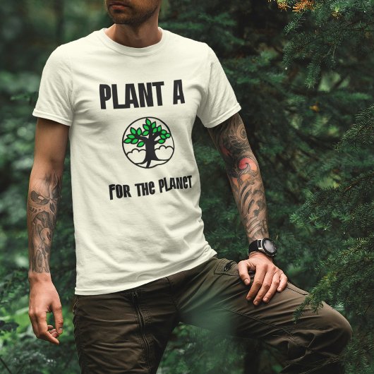 Pflanze einen Baum für den Planeten T-shirt