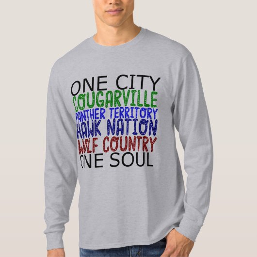 Pflugerville Strong HS Pride T-shirt (Voorkant)