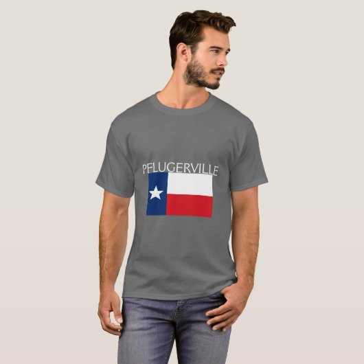 Pflugerville, Texas T-shirt (Voorkant volledig)
