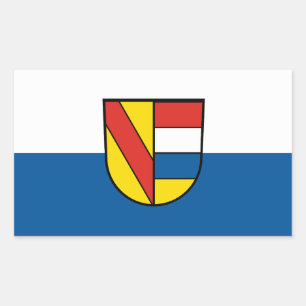 Pforzheim vlag stad Duitsland symbool embleem leeu Rechthoekige Sticker