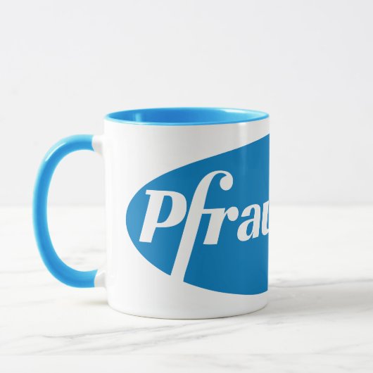 Pfraudster - Pfizer Logo Parodie (Classic) Mok (Links)