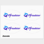 Pfraudster - Pfizer Logo Parodie Stickers (Vel)