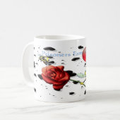 PFV Bij Romantisch Koffiemok (Voorkant links)