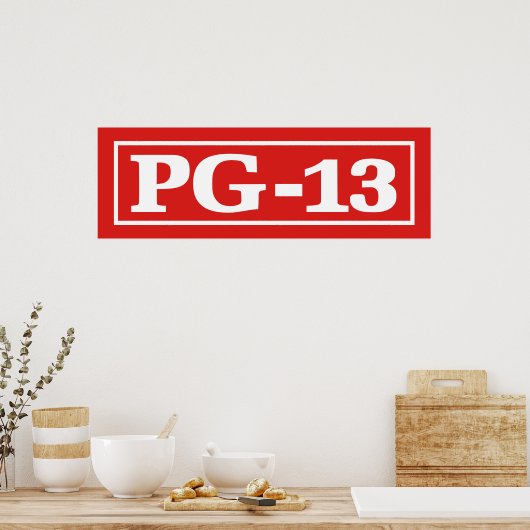 PG-13 POSTER (Keuken)