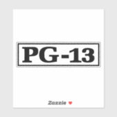PG-13 STICKER (Vel)