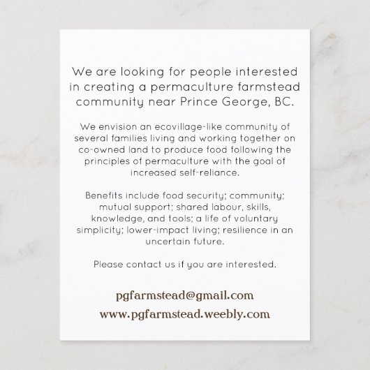 PG Farmstead flyer (Achterkant)