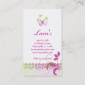 PG van het Kuuroord van de Salon van de Kunstenaar Visitekaartje (Achterkant)